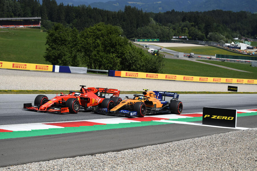 Norris and vettel