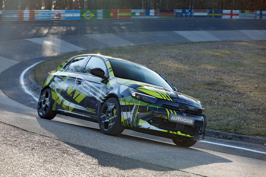 New Vauxhall Corsa GSE testing on the Nurburgring Nordschleife
