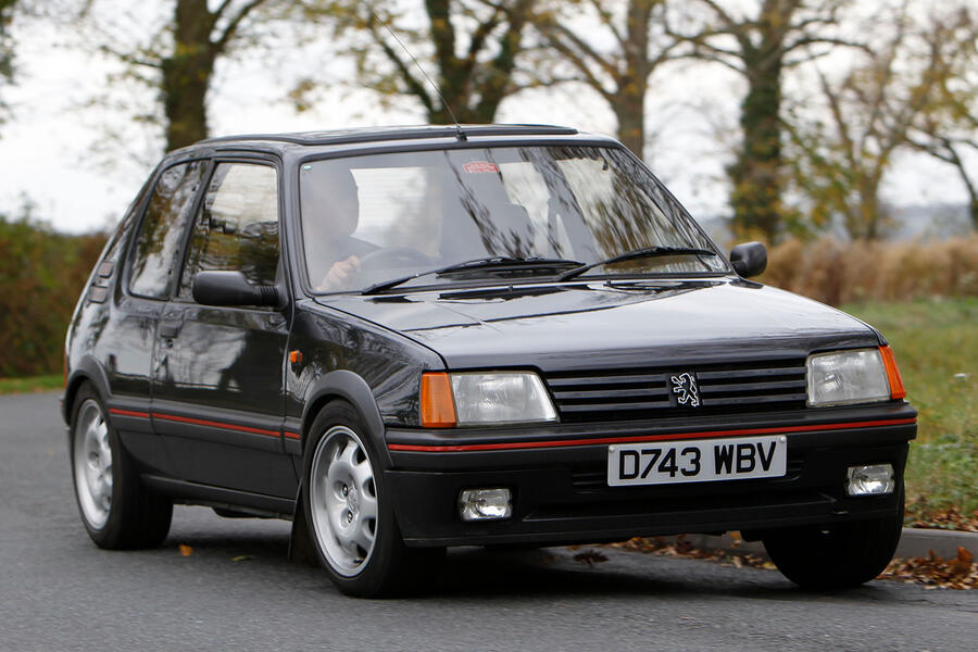 Peugeot 205 gti front three quarter