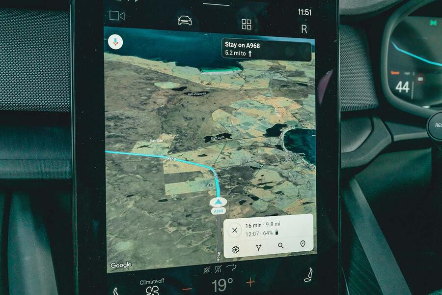 Polestar 2 infotainment