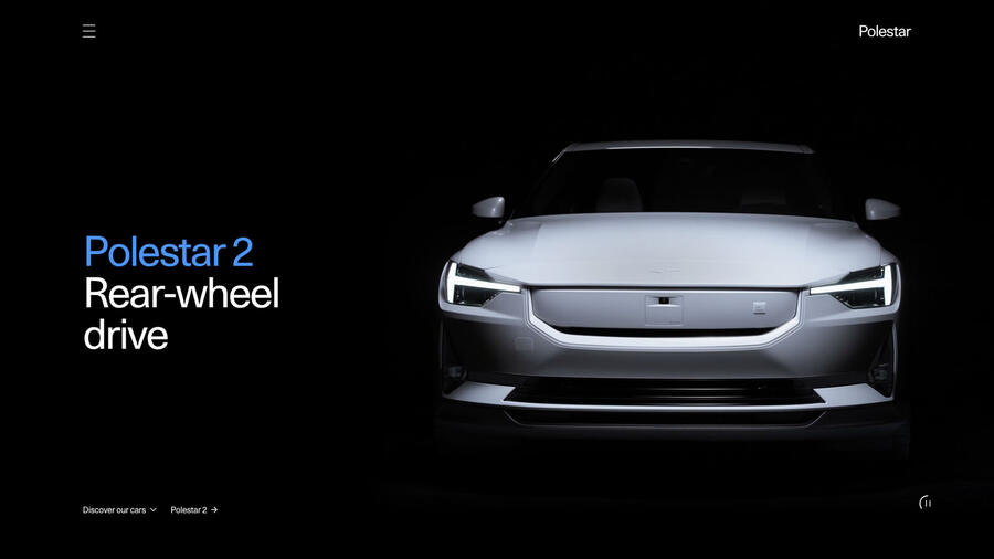 Polestar uk website homepage