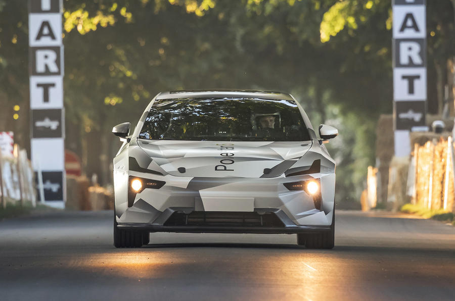Polestar 5 goodwood front tracking