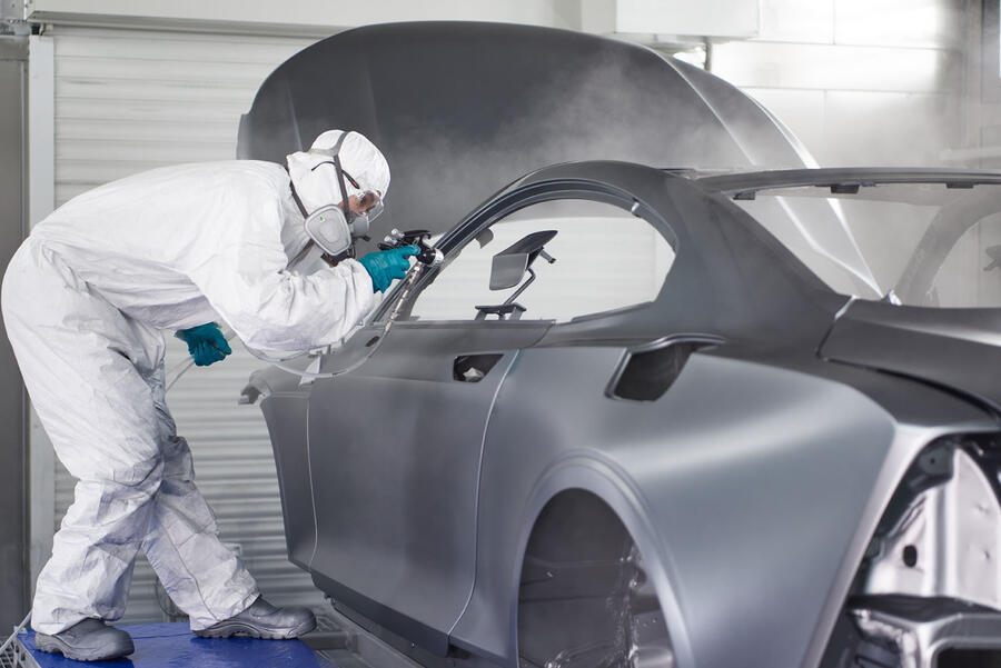 Polestar chengdu production centre polestar body painting