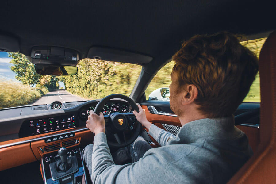 Richard Lane driving Porsche 911 Sport Classic