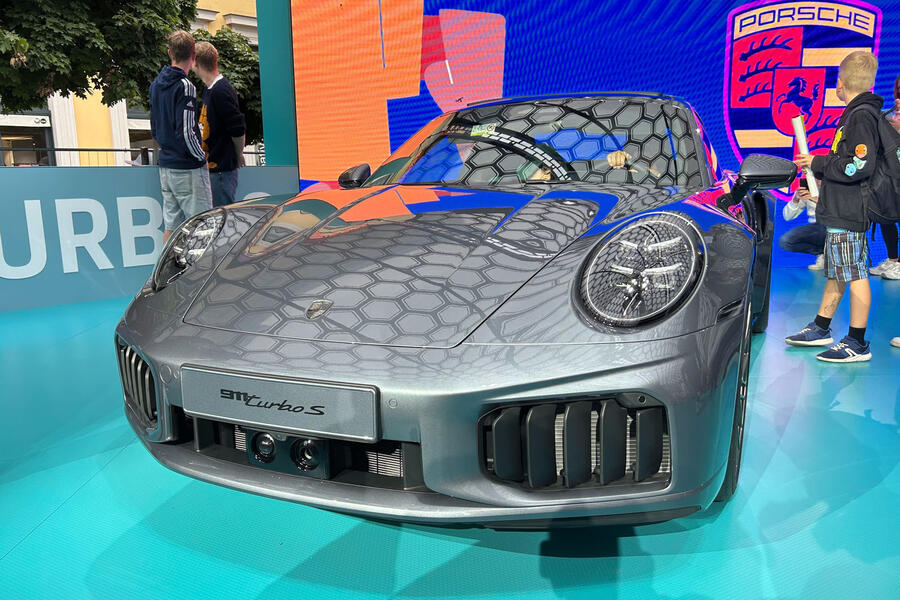 Porsche 911 Turbo S at Munich motor show