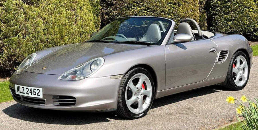 Porsche boxster front quarter