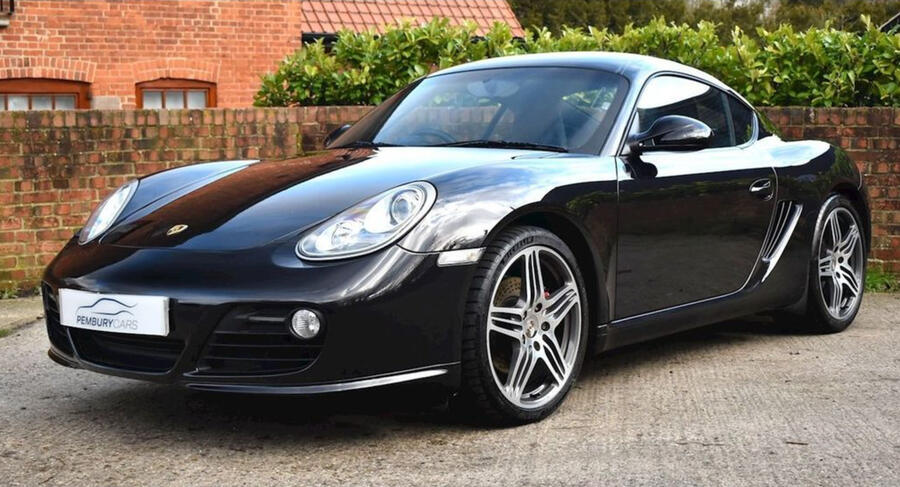 Porsche cayman front quarter