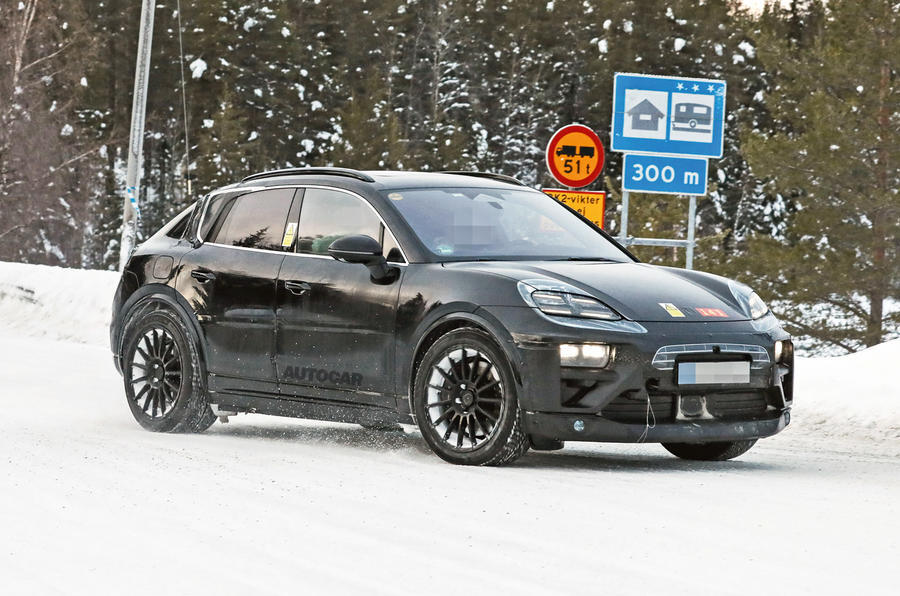Porsche macan ev spies