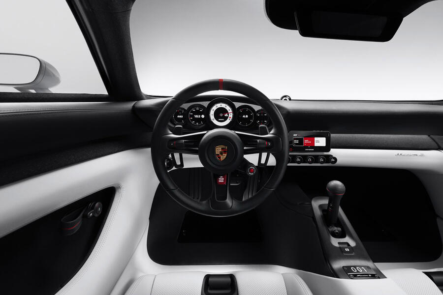 Porsche Mission S interior