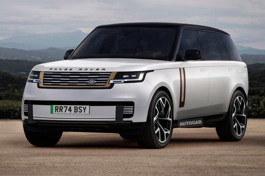Range Rover EV render by Autocar
