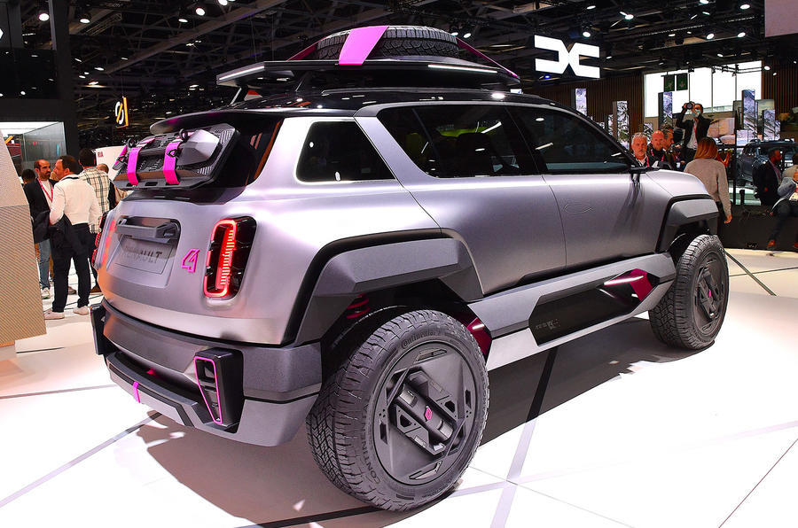 Renault 4 concept paris motor show 03 side static
