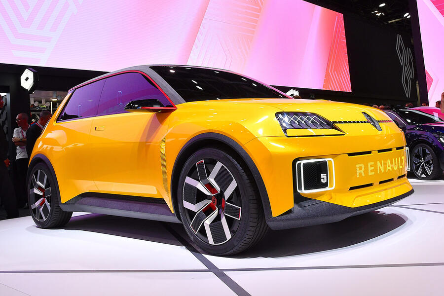 Renault 5 concept paris motor show 01 front static 1