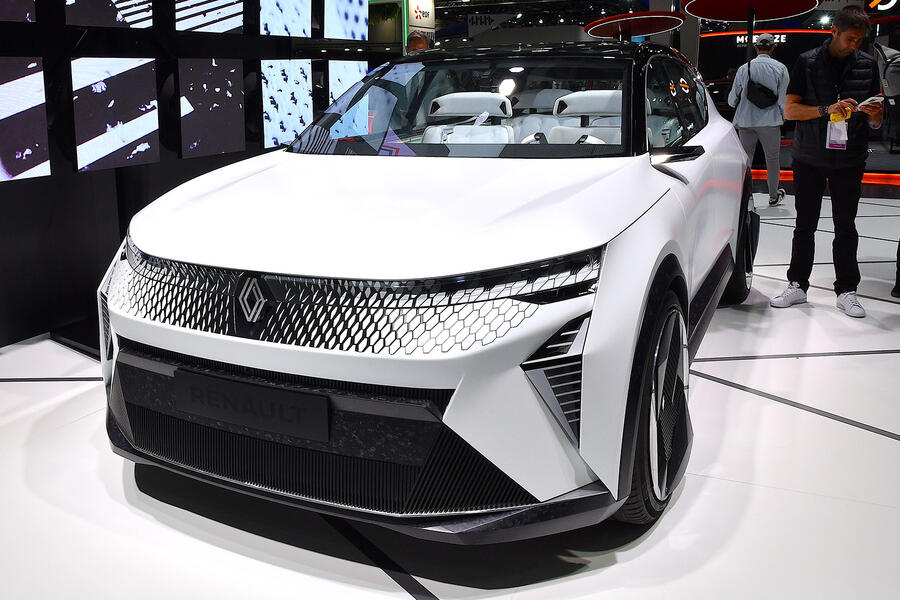 Renault scenic concept paris motor show 01 front static