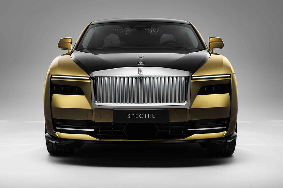 Rolls royce spectre front unstylised