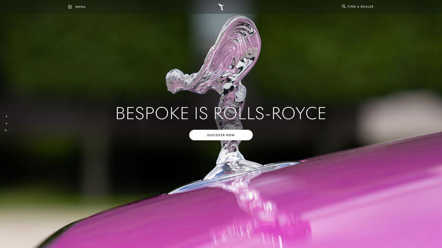 Rolls royce uk website homepage