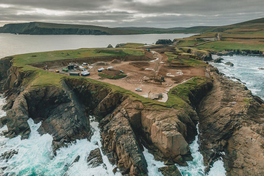 Saxavoro launch site construction