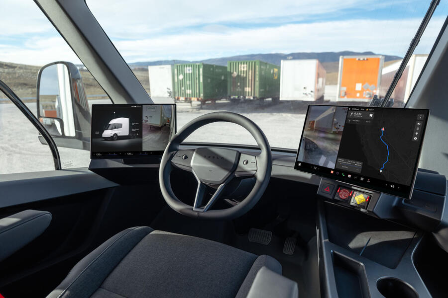 Tesla Semi interior