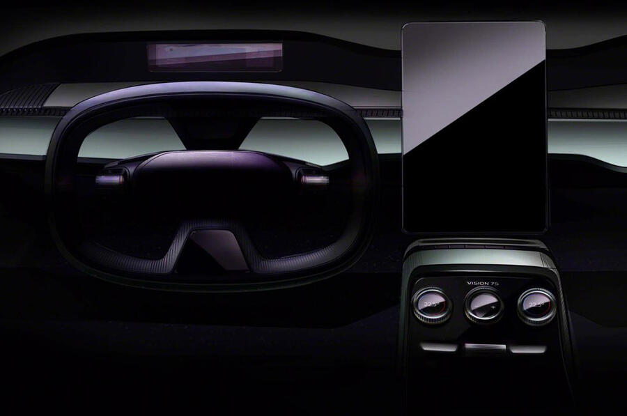 Skoda 7s interior sketch