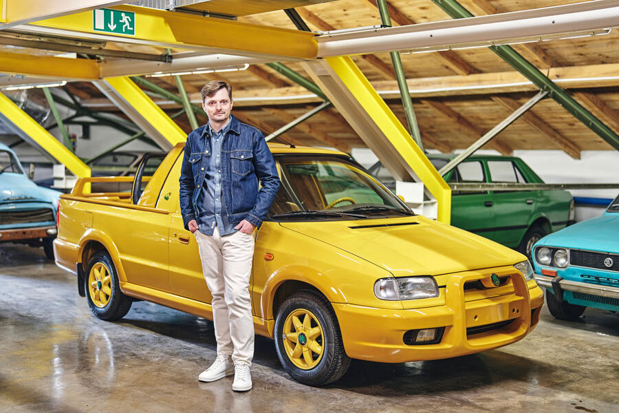 Julien Petitsigneur with Skoda Felicia Fun
