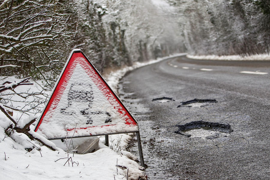 The pothole problem in England is getting worse as road repair costs continue to rise