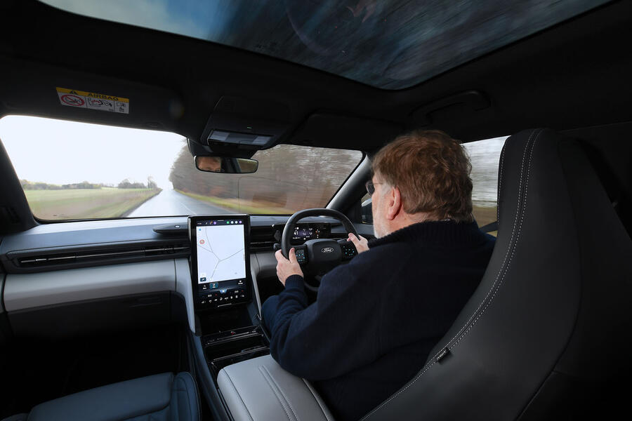 Steve Cropley driving a 2026 Ford Capri