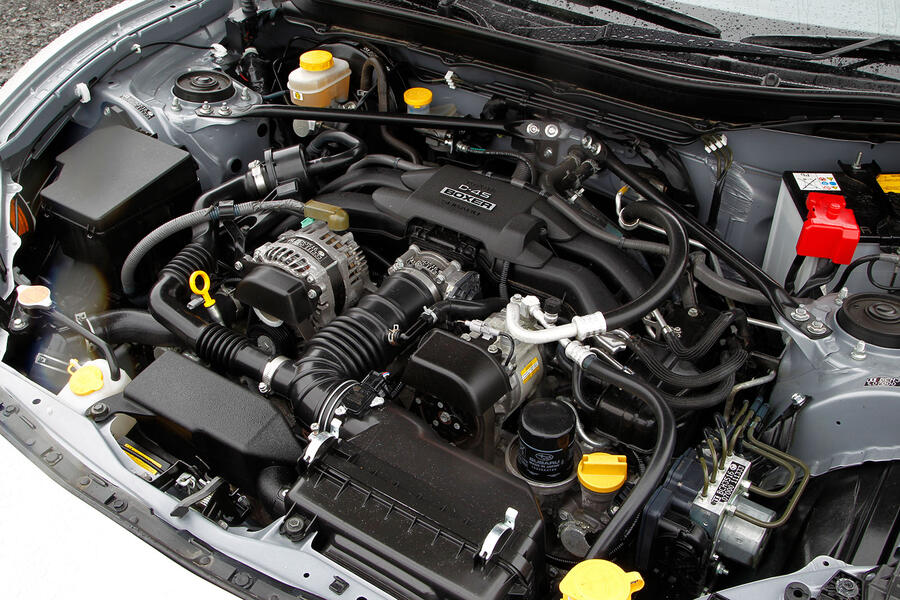 Subaru brz engine bay