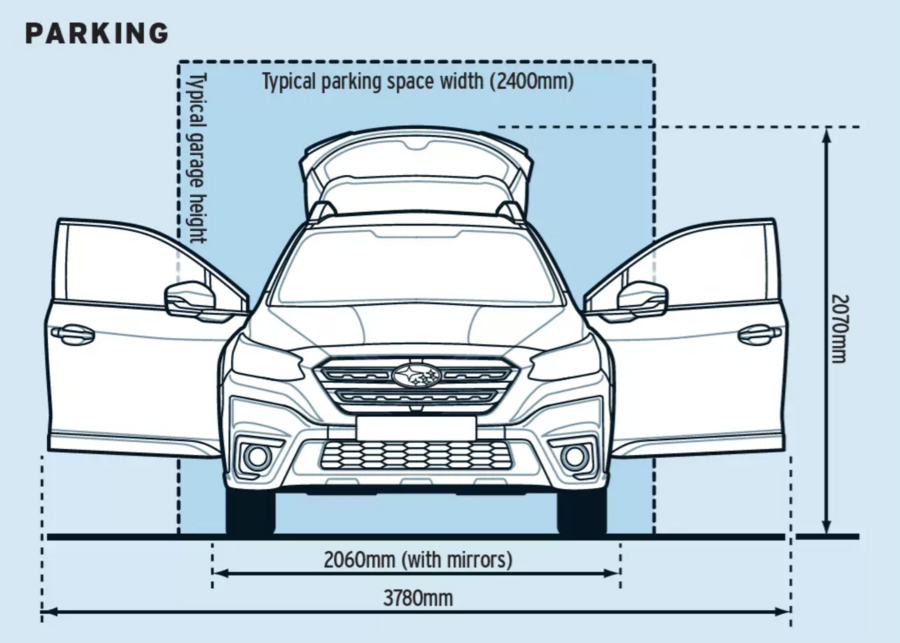 Subaru outback dimensions 1