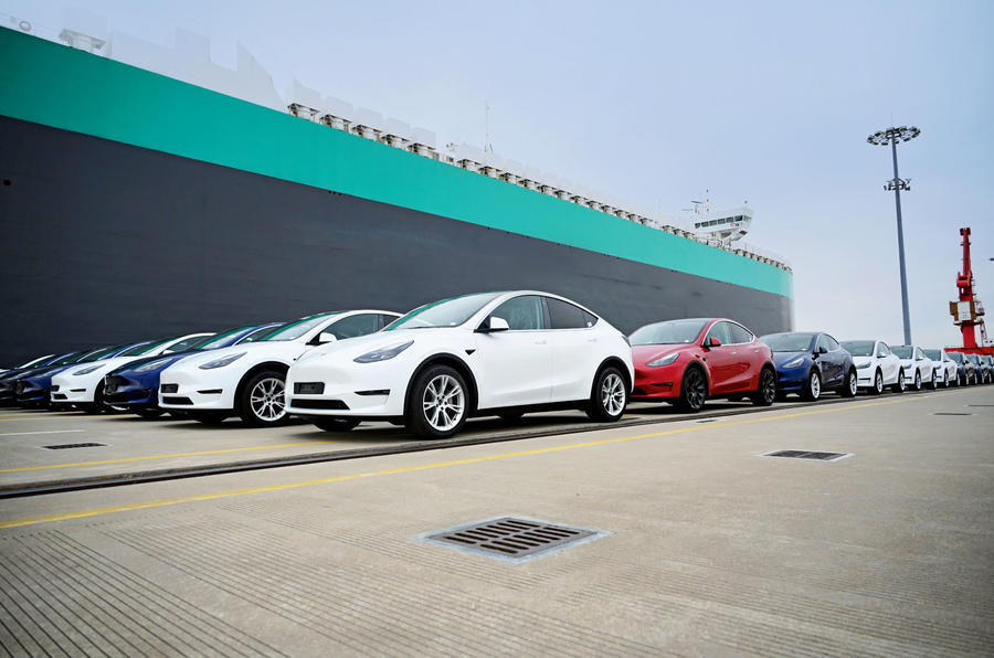 Tesla shipping getty images