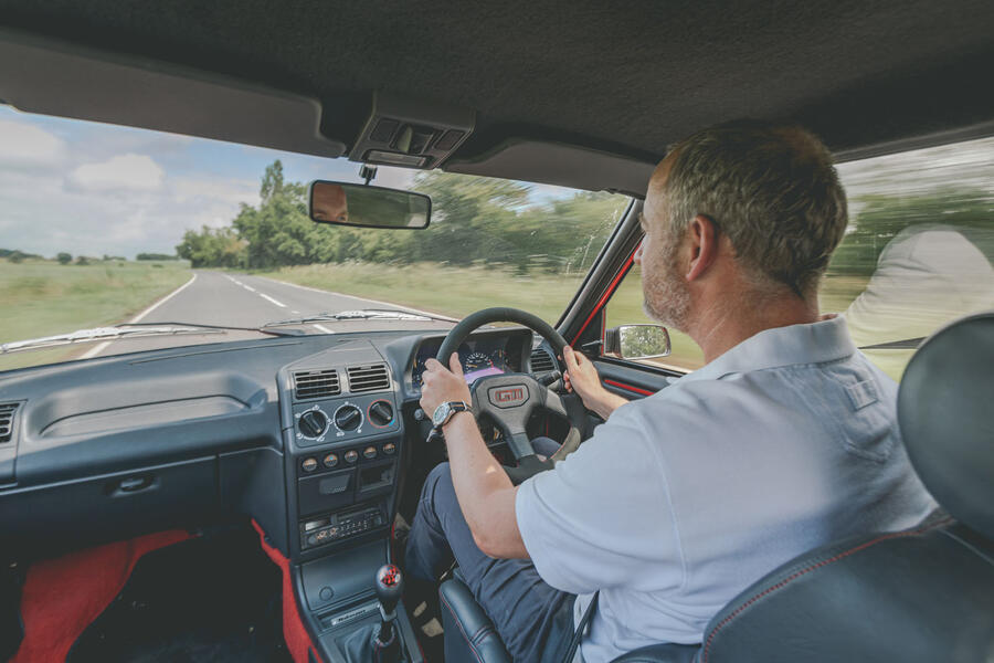 James Disdale driving Tolman Peugeot 205 GTi