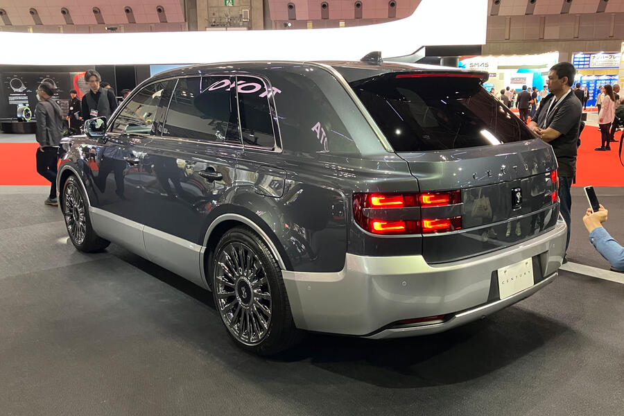 Toyota Century SUV rear quarter – Tokyo motor show 2023