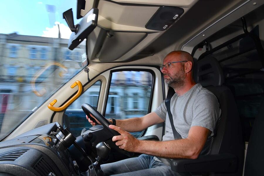 Ukraine ambulance feature matt prior driving