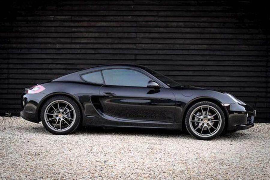 Used porsche cayman side