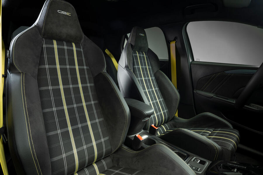Vauxhall Corsa GSE seats