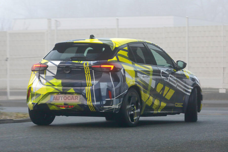 Vauxhall Corsa GSE in camo &ndash; rear