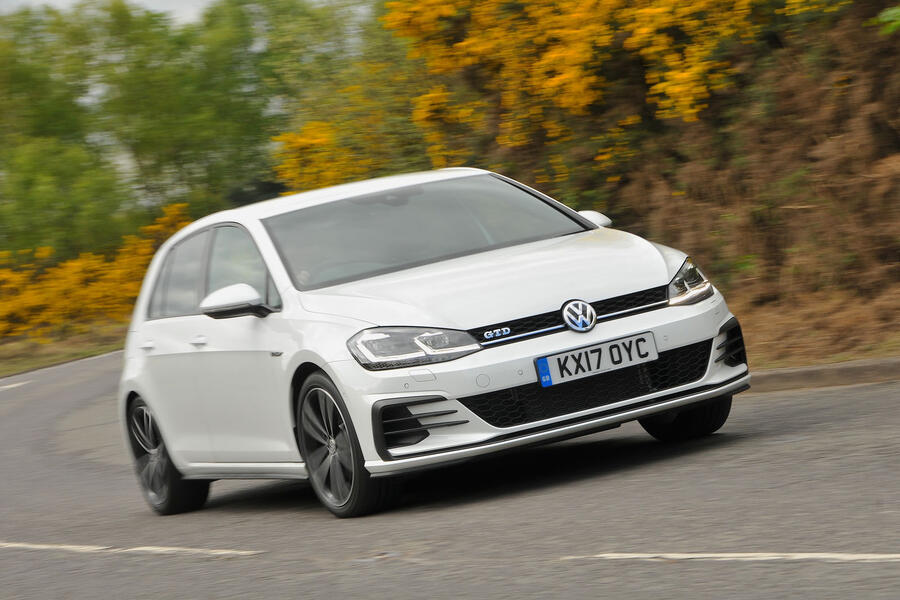 Volkswagen Golf GTD front driving