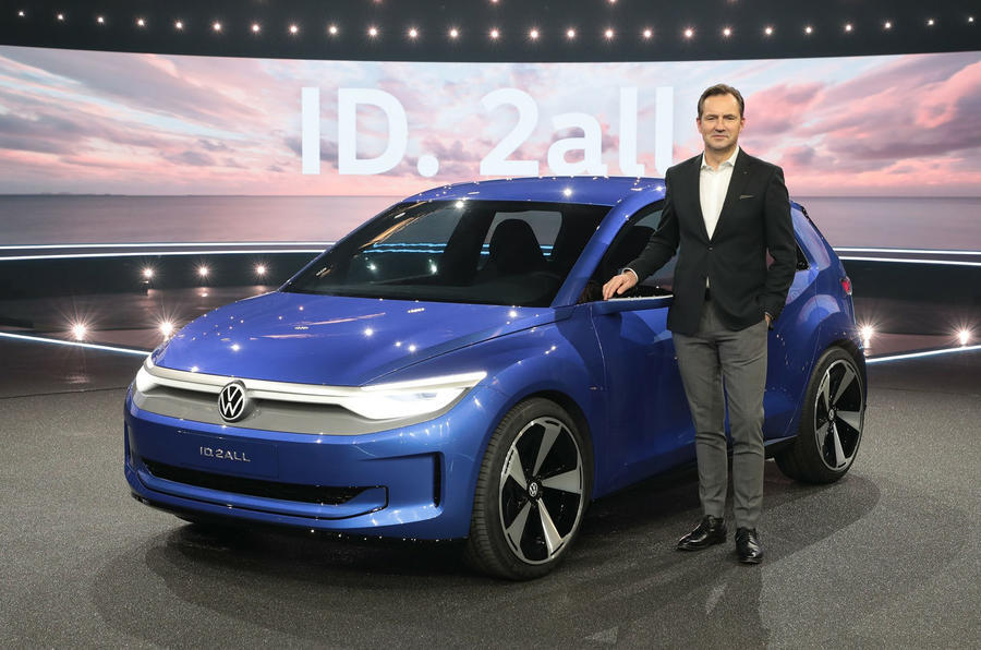 VW ID2all concept and Thomas Schafer