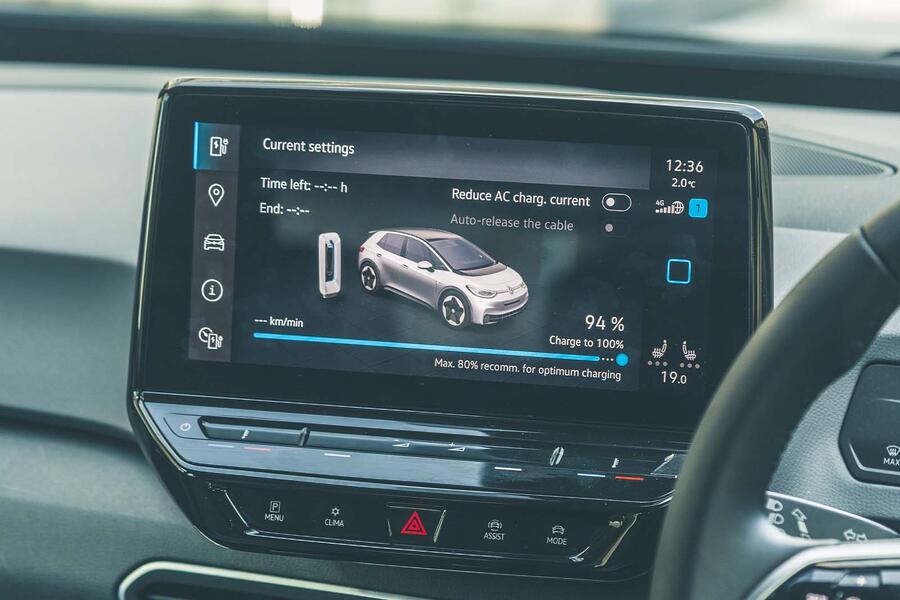 Volkswagen id 3 2022 infotainment