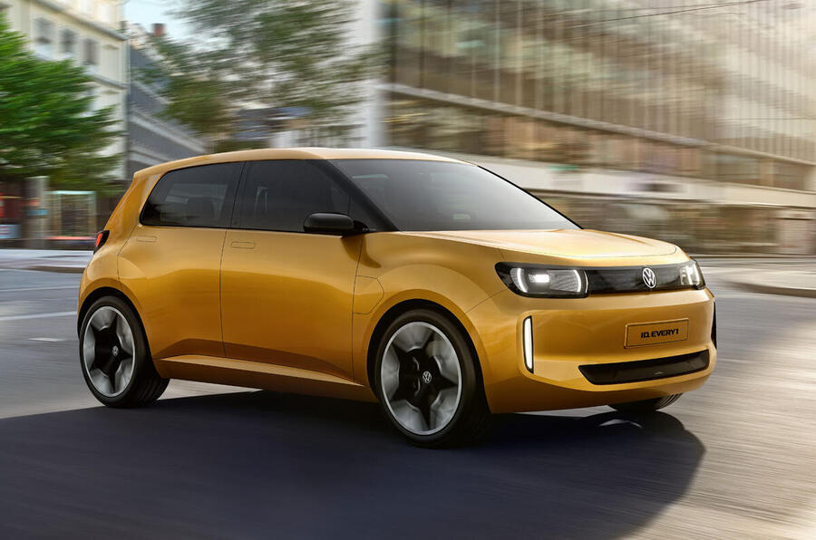 Volkswagen ID Every1 front quarter driving