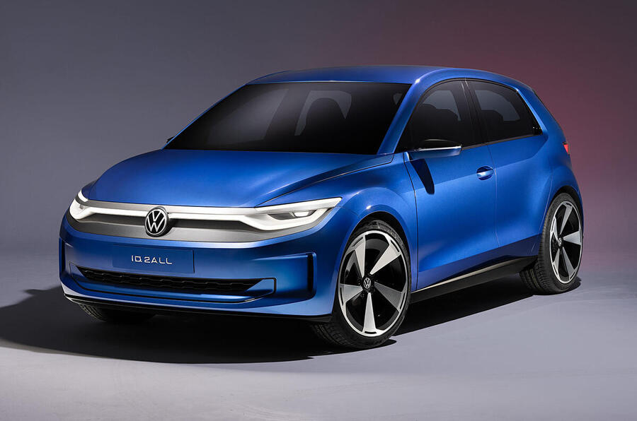 VW ID2all front quarter
