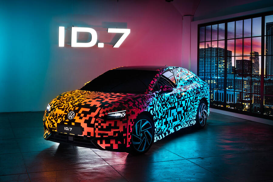Volkswagen id7 front three quarter
