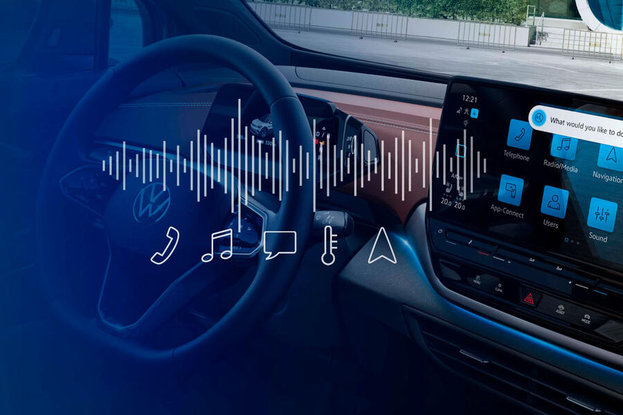 Volkswagen software interior infographic