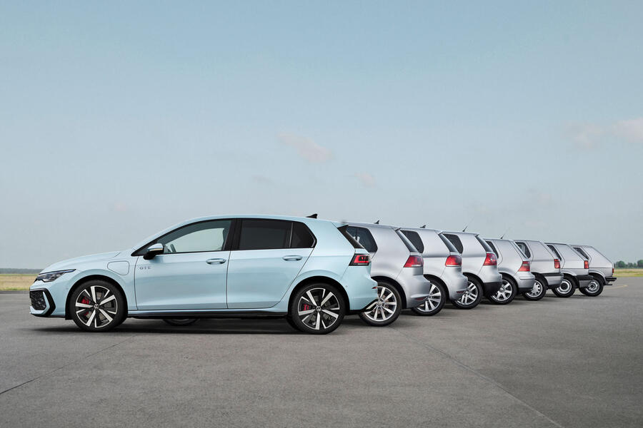 VW Golf generations