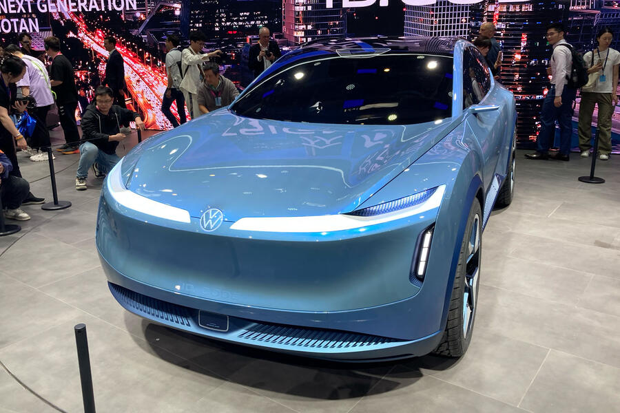Volkswagen ID Code at Beijing motor show â€“ front