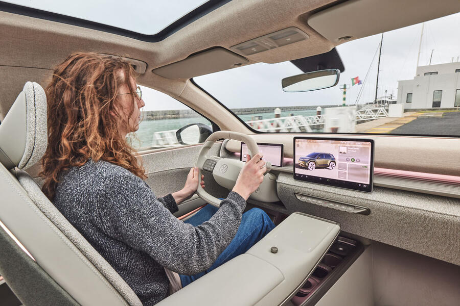 Illya Verpraet driving Volkswagen ID Cross Concept