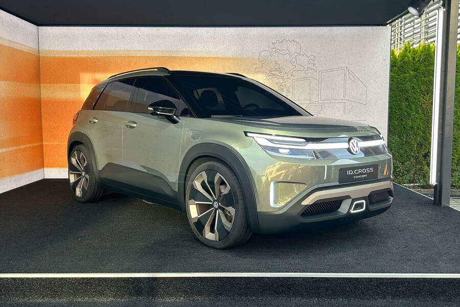 VW ID Cross at 2025 Munich motor show â€“Â front quarter