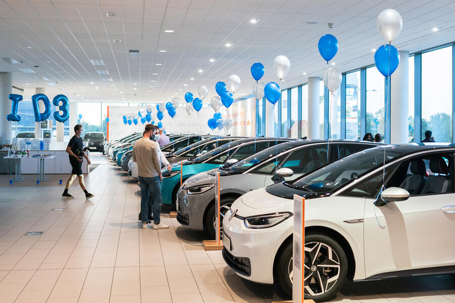 Vw id 3 showroom