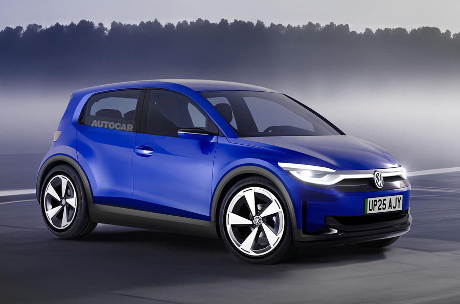 Volkswagen ID 1 rendered by Autocar