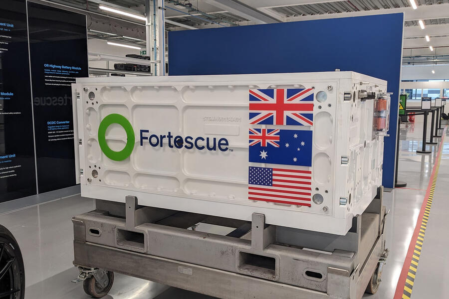 WAE Fortescue battery pack 1.4MW