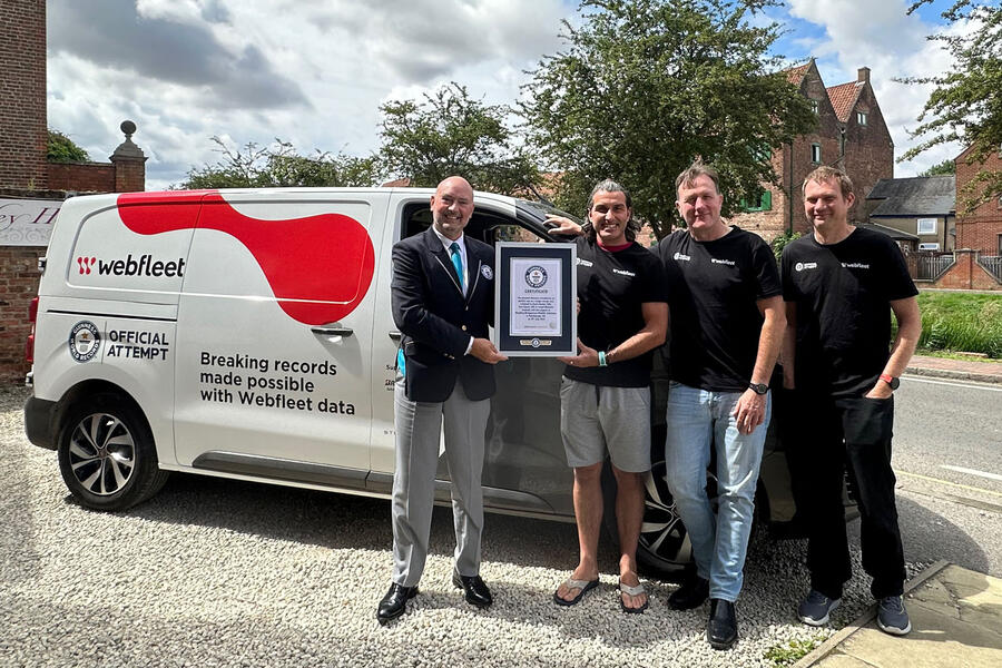 Webfleet sets guinness world record image