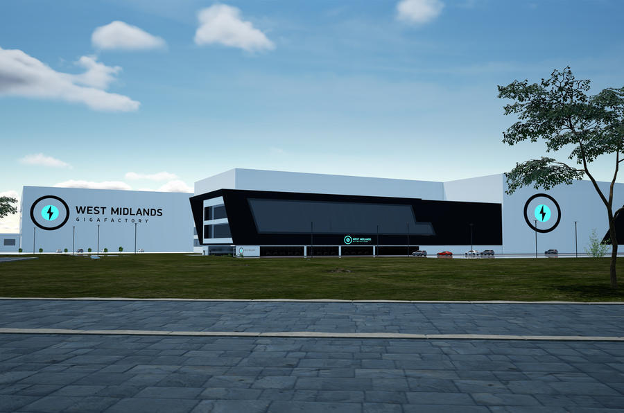 West Midlands Gigafactory site render